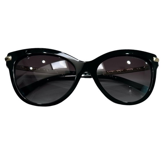 TIFFANY & CO. TF 4182 8001/3C BLACK FRAME GRAY GRADIENT LENS CAT EYE SUNGLASSES - Picture 4 of 16